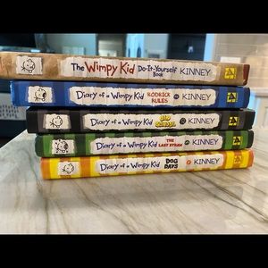 SOLD: Dairy of a Wimpy Kid books & activity book